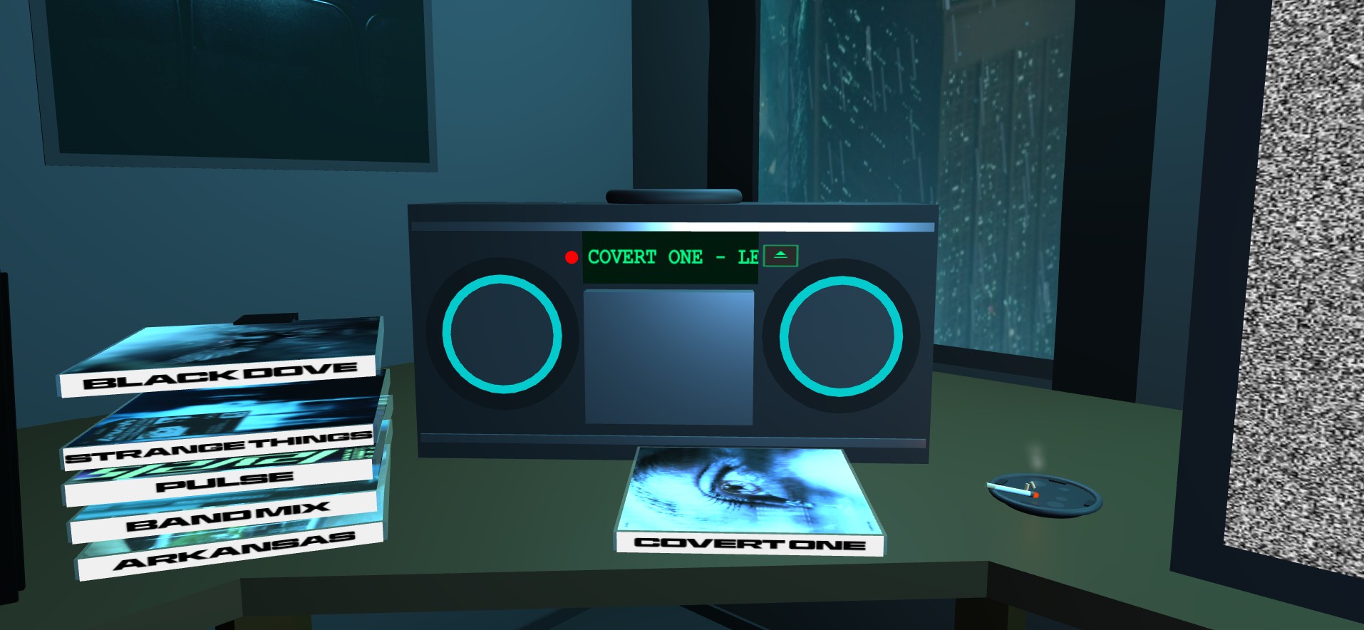 Virtual room experience - VHS and CD player interactions